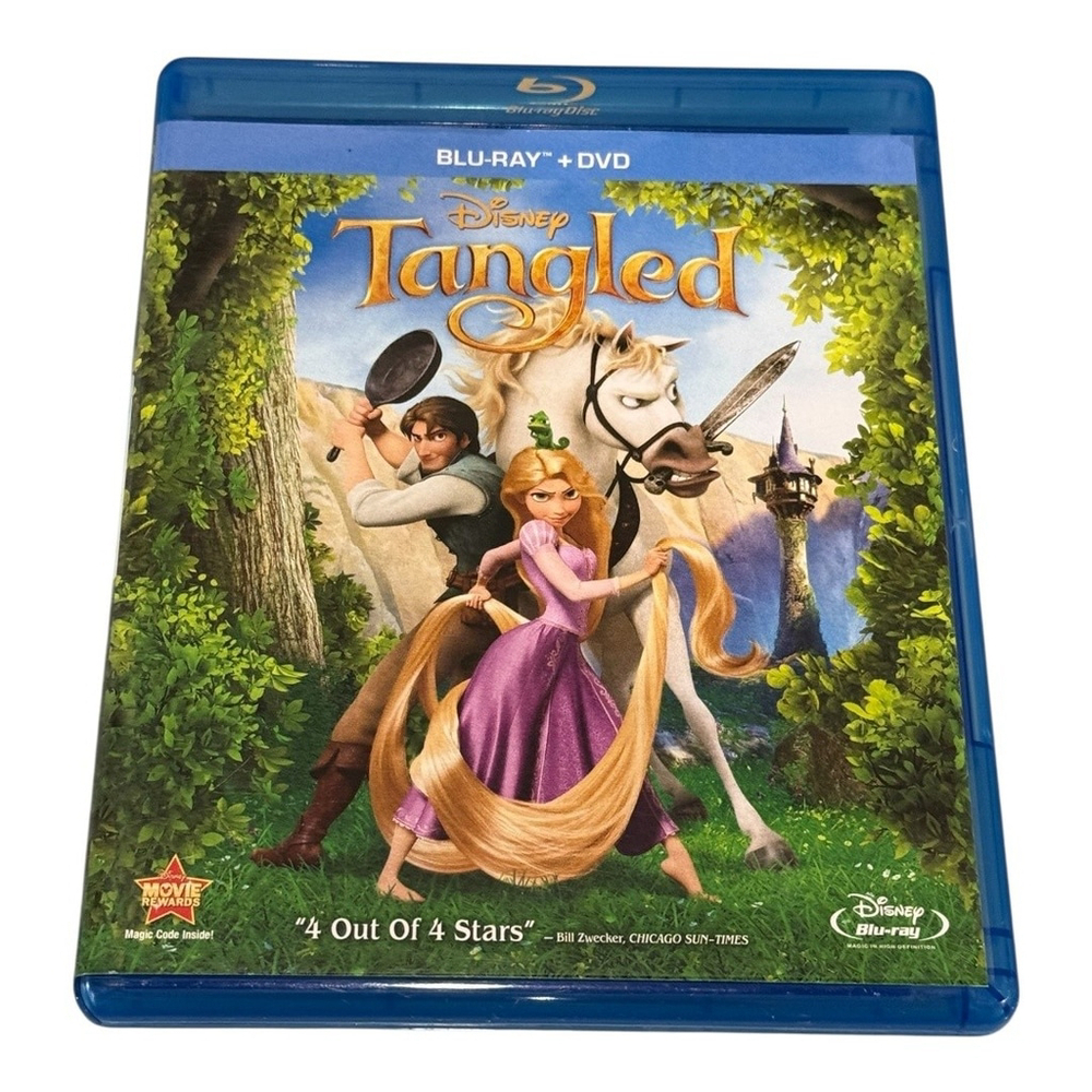 Tangled Blu-ray DVD Combo Pack Disney Animation Family Movie Region Free Complet